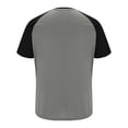 thumbnail image 4 of Plebaso T-Shirts à Blocs de Couleur pour Hommes, Manches Courtes, Col Ras du Cou, T-Shirts Décontractés, Chandail, Hauts d'Été pour Hommes, 4 of 6