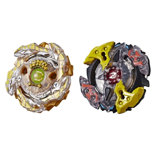Beyblade Burst Turbo Slingshock Dual Pack Galaxy Zeutron Z4, Gold