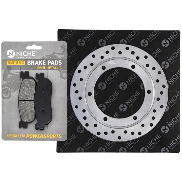 Niche Rear Left Brake Rotor Pad Kit for Honda 3C5-25805-00-00 Motorcycle MK1006729