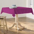 thumbnail image 2 of TCpop58x58-MagentaP81 LA Linen Nappe Carrée en Popeline de Polyester, Magenta - 58 x 58 Po., 2 of 2