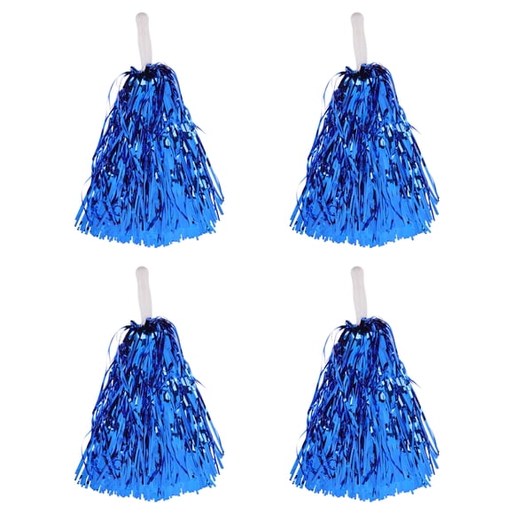 4pcs Cheerleader Pom Poms Cheerleading Cheering Props for Sports Game Dance Party