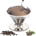 thumbnail image 3 of Pour Over Reusable Drip Coffee Filter Cone Portable Coffee Filter Pour Over Home Office Camping, 3 of 5