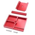 thumbnail image 1 of Xingzhi 1pcs 1/18 Aluminum Alloy 360° Adjustable Metal Work Stand For Trx4m Crawler 360-degree Rotation And Adjustable RC Car Accessories Red, 1 of 1