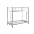thumbnail image 1 of Premium Metal Twin over Futon Bunk Bed - White, 1 of 7
