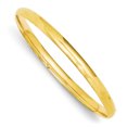 thumbnail image 1 of 14k Yellow Gold 4.75mm Hinged Bangle Bracelet, 1 of 6