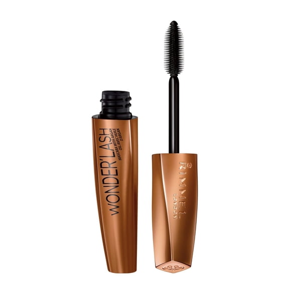 Rimmel Wonder'Lash Mascara, Defines lashes, infused with 4 luxurious oils: Argan, maracuja, marula & camellia, long lasting, 100% Cruelty-Free