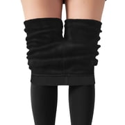 Fleece Lined Leggings Women Winter Warm Thick Tights Thermal Velvet Pants Control Soft Stretchy