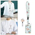 thumbnail image 4 of lionlar Cute ID Card Holder Lanyard with Clip Card Sleeve Accessories Hang Rope Keychain styleG, 4 of 9
