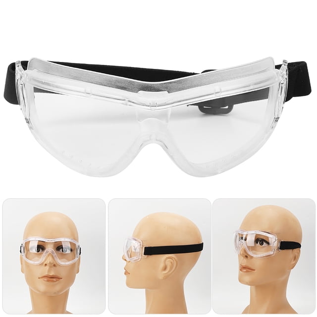 Kid Children Safety Goggles AntiSpittle Kid Antifog Transparent Outdoor Protective Glasses