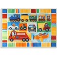 thumbnail image 1 of The Kids Room by Stupell Doggies Driving Vehicles Rectangle Wall Plaque, 1 of 3