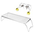 thumbnail image 3 of LYUMO Grille de Cuisson en Acier Inoxydable, Grille de Feu de Camp Pliable Portable Grille de Cuisson Barbecue en Acier Inoxydable, Grille de Camping Portable, 3 of 8