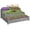 Grey, variant on Outsunny 3-Tier Raised Garden Bed Wooden Planter Kit for Yard & Patio Natural