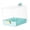 green, variant on jinwen Bird Bath Box Easy to Install Water Bowl Budgerigar Caged Parrot Bathing Tub green