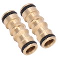 thumbnail image 4 of Pipe Connector, Firm Connection 1/2in Port 2Pcs Male To Male Hose Joint  For Car Washing, 4 of 8