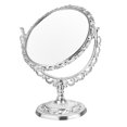 thumbnail image 2 of Shisuyan Double-Sided Retro Heart Shape Makeup Mirror for Desktop Bathroom Bedroom, 2 of 8
