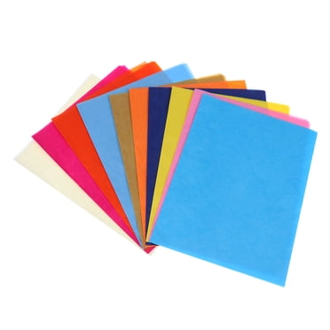 10pcs Festival Colorful Wrapping Paper Decorative Festive Tissue Paper Crafting Flower Gift Wrapping Paper Packing Supplies