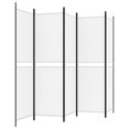 thumbnail image 3 of vidaXL 5-Panel Room Divider White 250x180 cm Fabric, 3 of 5