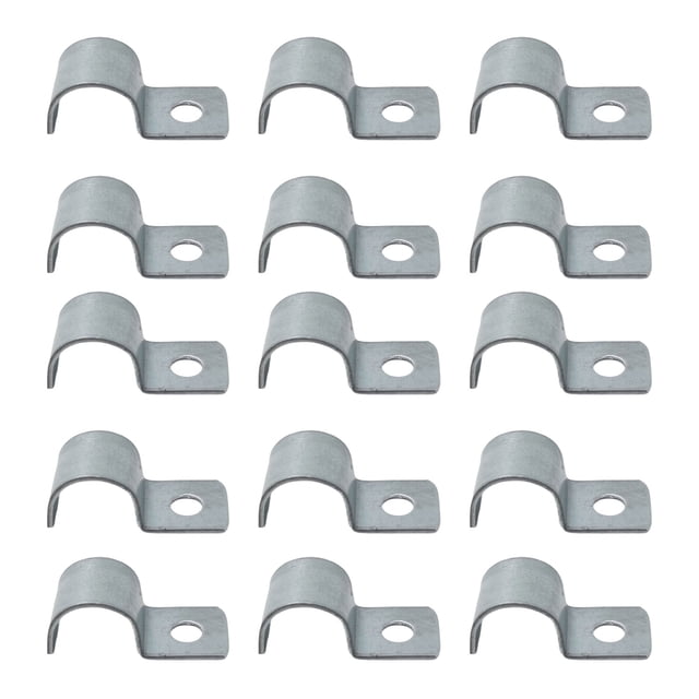 maskred 25pieces Durable Stainless Steel Crimping Clips For Pipeline Support Network Cable Fixing Buckle 3mm