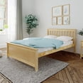 thumbnail image 1 of BEDSMART Lit Double en Bois Massif / Naturel, 1 of 7