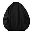 thumbnail image 4 of AnuYalue Men's Bomber Jacket Lightweight Fashion Outdoor Windbreaker Jacket Casual Zip Up Softshell Coats with Pockets, 4 of 8