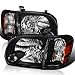 thumbnail image 3 of Spec D Tuning 2LCLH-TUN05JM-RS Head Light & Corner Light for 2005-2006 Toyota Tundra, Black, 3 of 4