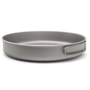 Amdohai Ultralight Titanium Frypan Outdoor Camping Hiking Picnic Cooking Frying Pan