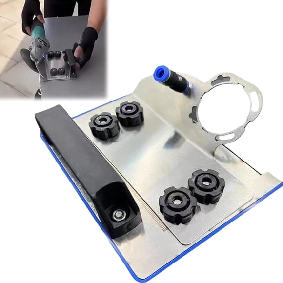 Binwennn Angle Digital Protractor Protractor Head Swing Arm Protractor Set Angle Grinder Chamferer Stainless Steel Model 100 Angle Grinder With Base Plate Chamfer Cutting Stand Portable Tile Cutting