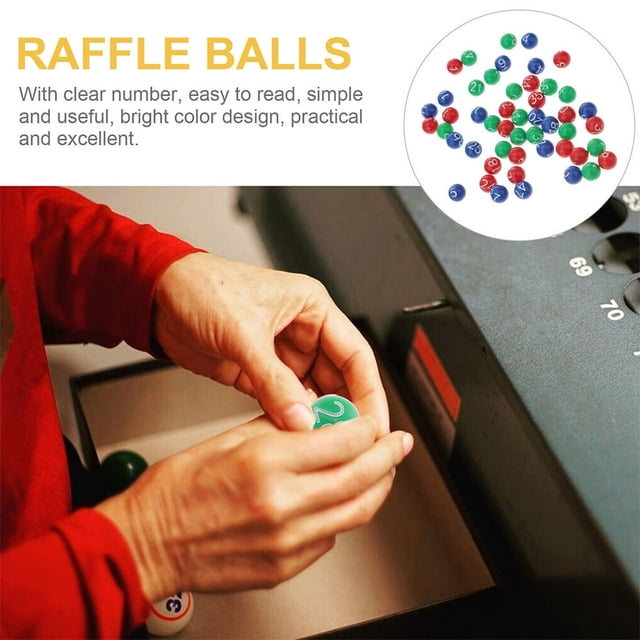 CUITING 2 Paquets de Boules de Bingo Numérotées de Remplacement pour Jeu de Tirage