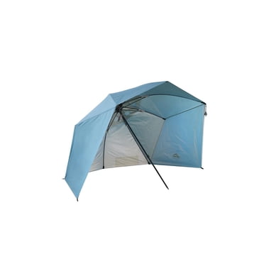 Ozark Trail Umbrella Shelter, Blue, for Sun or Shade, Easy to Set Up