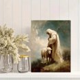 thumbnail image 2 of The Good Shepherd Religious Canvas Wall Art 15.75x11.81 Inches, 2 of 8