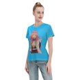 thumbnail image 4 of Women's Basic Short Sleeve T-Shirt Demon Slayer Blade Ganlu Temple Mili, 4 of 6