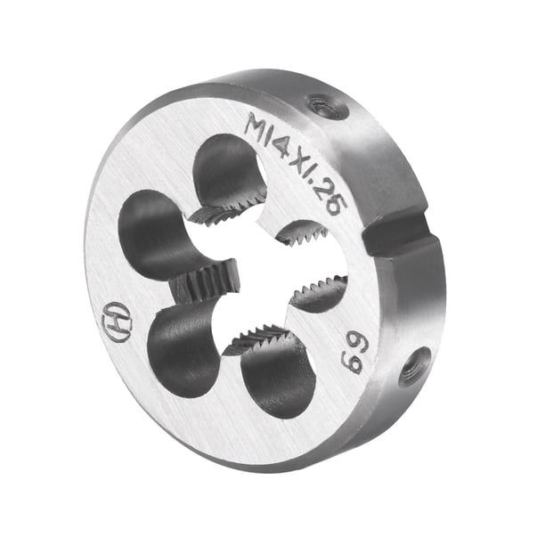 Set Taraud Et Filière M5 X 0,5 Main Droite – Machine Et Ronde, 2 Pièces En Acier Rapide