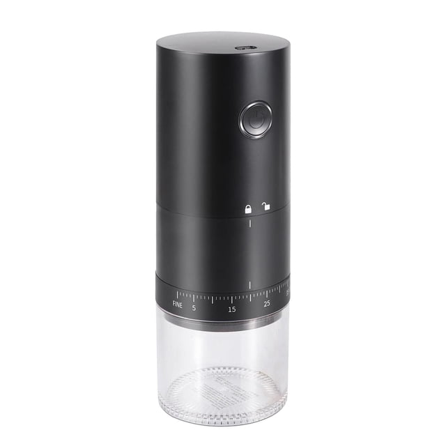 Moulin à Café Conique Électrique Portable Rechargeable Petit Moulin avec 38 Réglages de Mouture Réglables Moulin de Voyage Compact Sans Fil pour Infusion à Froid Pour Over Français