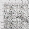thumbnail image 1 of oneOone Viscose Jersey Fabric Leaves & Floral Ikat Printed Craft Fabric BTY 60 Inch Wide, 1 of 4