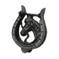 thumbnail image 2 of MERIGLARE Horse Head Door Knocker Accessory Easy to Install Premium Front Door Knocker, 2 of 9