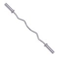 thumbnail image 1 of Everyday Essentials 25 Pound Olympic Super Curl Barbell, 350-Pound Capacity, 1 of 6