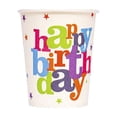 thumbnail image 4 of Penkiiy Birthday Party Party Disposable Paper Plates And Cups Colorful Balloons Tablecloth Camping Picnic Set, 4 of 9