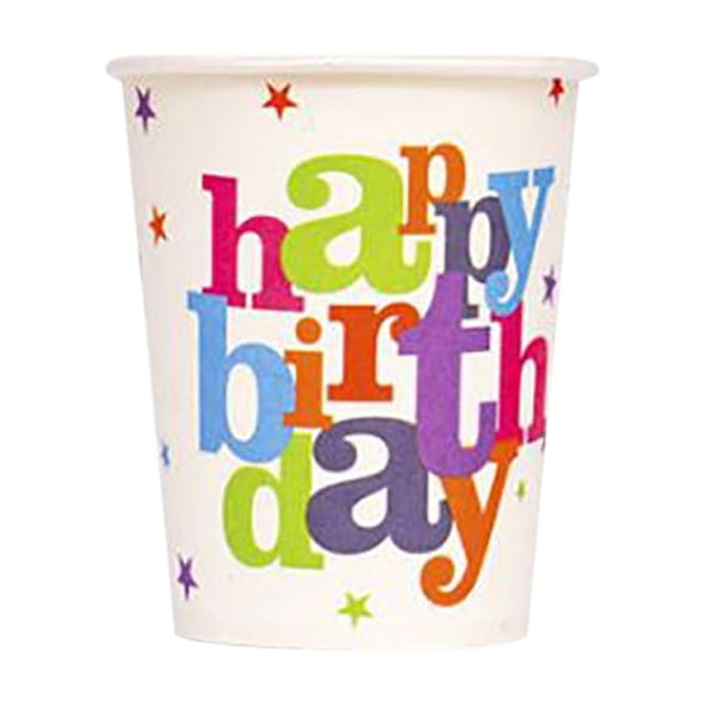 Penkiiy Birthday Party Supplies - Disposable Paper Plates Happy Birthday Plates and Napkins for Birthday Party Decorations,Tableware Set for Party Favors