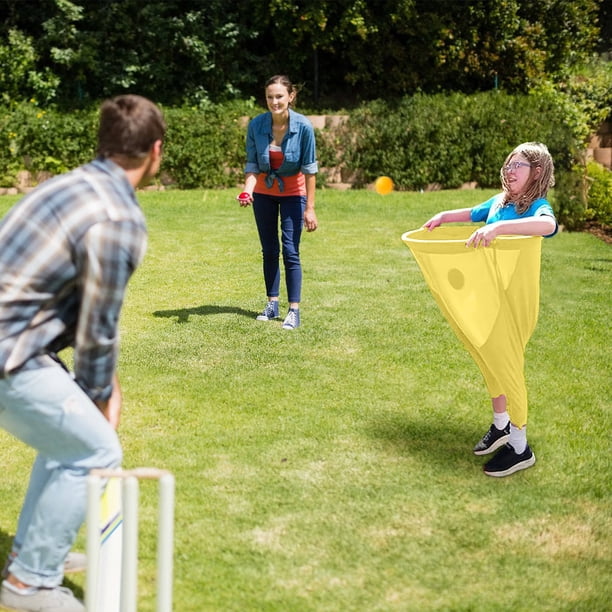 Ensembles de jeux de jardin Granny Pants, jeu de fête géant en plein air avec balles rebondissantes et cônes marqueurs, les meilleurs jeux de fête de jardin, ensemble de relais d'équipe pour
