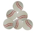 thumbnail image 1 of 6 Pack 6.3cm Diameter Sponge Baseball, Foam Sponge Soft Ball Stress Relief, 1 of 5
