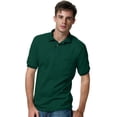 thumbnail image 1 of Hanes Mens CottonBlend EcoSmart Jersey Polo With Pocket 2-Pack, 2XL, 1 of 7