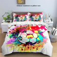 thumbnail image 3 of Soccer Duvet Cover Set 3D Printed Quilt Cover Set with 2 Pillowcases, 3 of 6