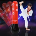 thumbnail image 3 of Bangcool Fitness Punching Bag Inflatable Heavy Punching Bag Boxing Target Bag for Kids, 3 of 7