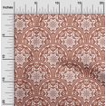 thumbnail image 2 of oneOone Cotton Poplin Brown Fabric Floral Sewing Craft Projects Fabric Prints By Yard 42 Inch Wide, 2 of 6