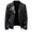 Black, variant on FYEGRE Men's Leather Jackets, Faux Bomber Jacket for Men Motorcycle Lapel Asymmetric Zip-Up Slim Fit Biker Coat Black XXL
