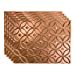 thumbnail image 3 of FASÃ„DE Rings Decorative Vinyl 18in x 24in Backsplash Panel in Polished Copper (5 Pack), 3 of 15