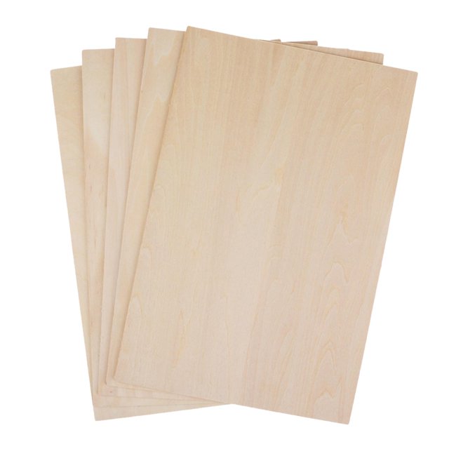 QualitChoice 10 Pcs Planches de Tilleul Bois Non Fini pour Fabrication de Projets DIY Modèle d'Avion