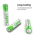 thumbnail image 4 of Lepro AAA Batteries 100 Count, Triple A Alkaline Batteries with Ultra Long-Lasting Power, 1.5 Volt 1200mAh LR03, Holds Power Up to 5 Years, Leak-Proof, Corrosion-Resistant, Ideal for Everyday Devices, 4 of 9