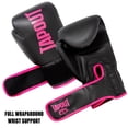 thumbnail image 2 of Tapout 10 oz Womens Boxing Gloves With Adjustable Hook And Loop Closure - Pink/Black, 2 of 2