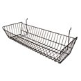thumbnail image 1 of Panier Double Incliné 24"L x 10"P x 5"H - Couleur Noire, Taille du Pack - 6, 1 of 6